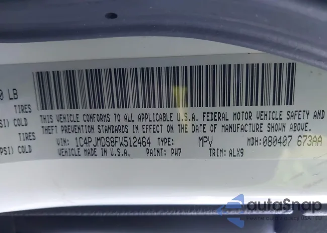 1C4PJMDS8FW512464: 44049826