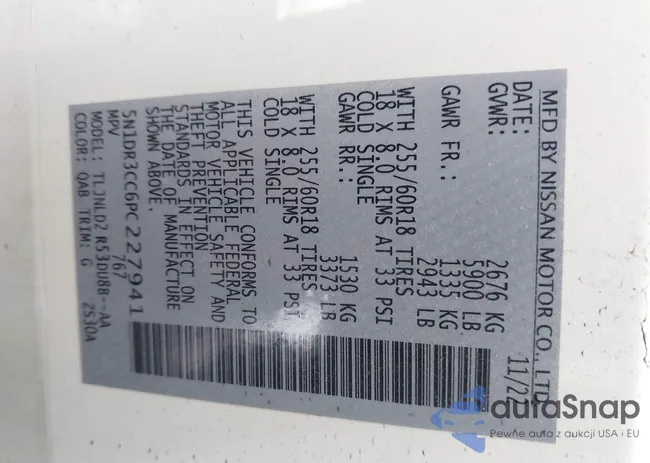 5N1DR3CC6PC227941: 44049853