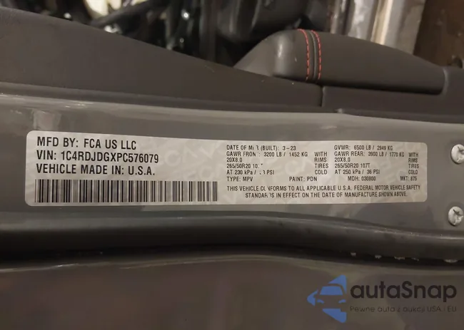 1C4RDJDGXPC576079: 44049893