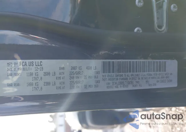 3C4NJDBB5LT160701: 44050107