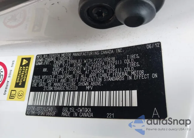 2T2BK1BA8DC162559: 44049272