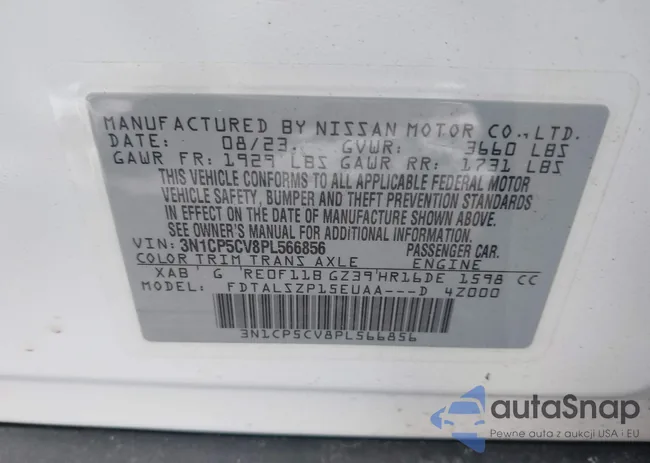 3N1CP5CV8PL566856: 44049478