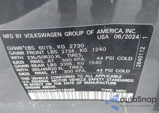 1V2WSPE84RC018085: 44050754