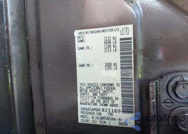 1N4AA5AP6DC821169: 44051043