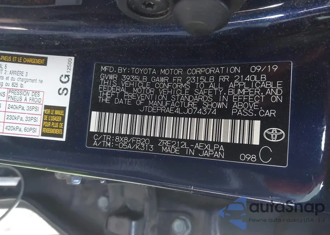 JTDEPRAE4LJ074374: 44051132