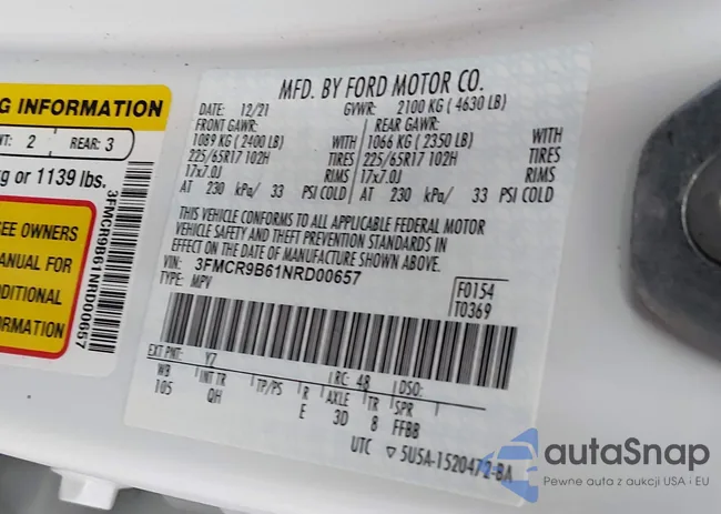 3FMCR9B61NRD00657: 44051220