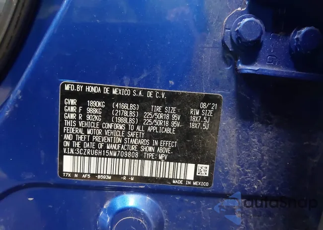 3CZRU6H15NM709808: 44051221