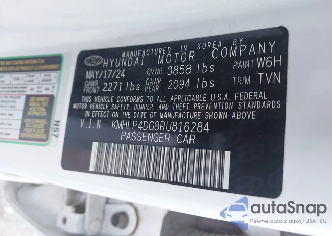 KMHLP4DG8RU816284: 44050250