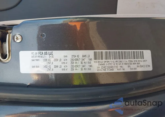 2C4RC1DG2HR517197: 44050271