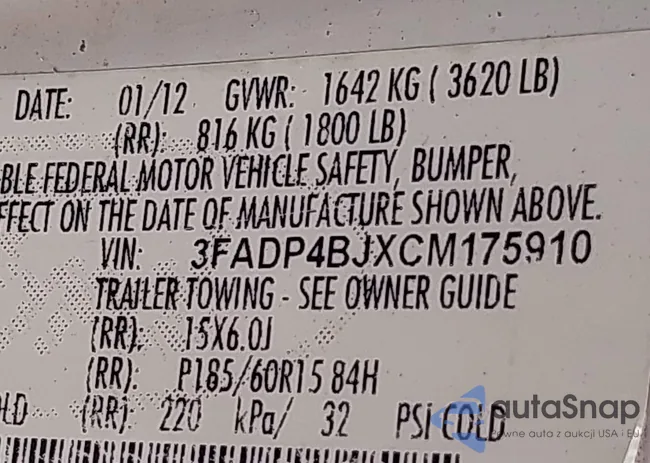 3FADP4BJXCM175910: 44050382