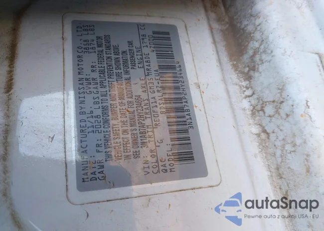 3N1AB7AP2HY234664: 44050519