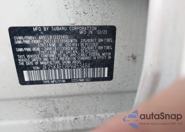 JF2SKAEC8PH453484: 44051642