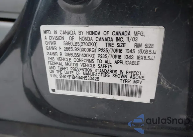 2HKYF18464H533428: 44051653