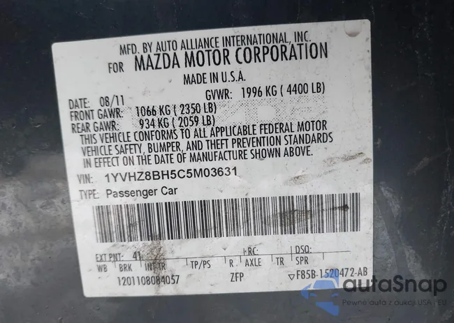 1YVHZ8BH5C5M03631: 44051663