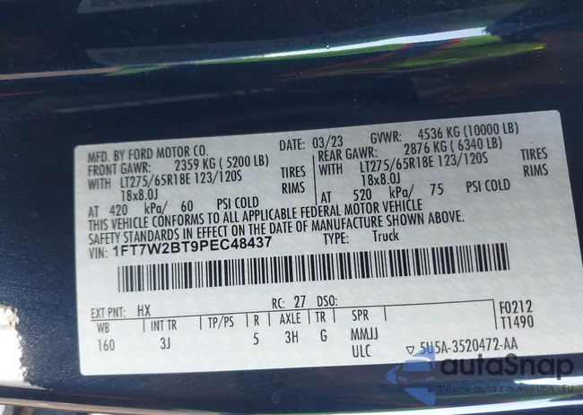 1FT7W2BT9PEC48437: 44051795