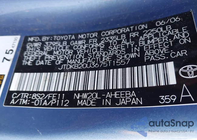 JTDKB20U367511557: 44052026