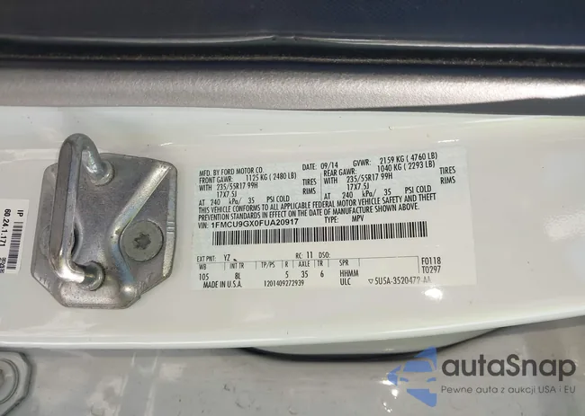 1FMCU9GX0FUA20917: 44052067