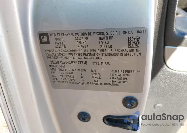 3GNBABFWXBS647716: 44051271