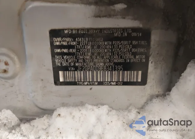 JF2GPACC9E8341395: 44051493