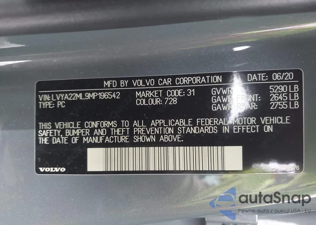 LVYA22ML9MP196542: 44053205