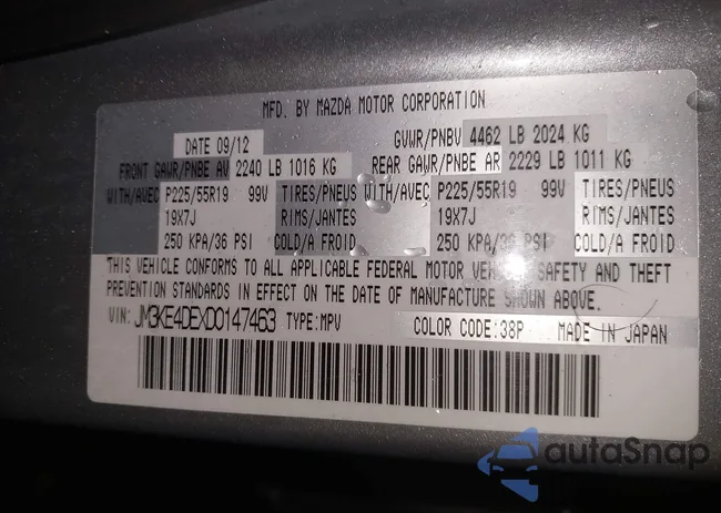 JM3KE4DEXD0147463: 44052315