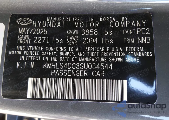 KMHLS4DG3SU034544: 44052545