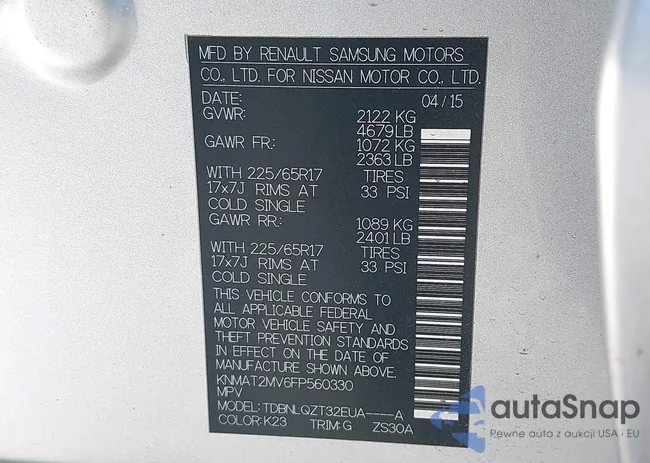 KNMAT2MV6FP560330: 44053651