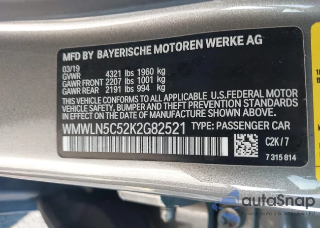 WMWLN5C52K2G82521: 44053671