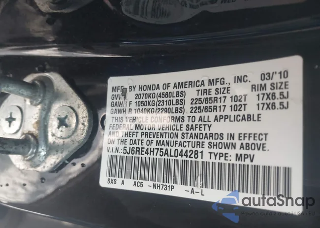 5J6RE4H75AL044281: 44053934