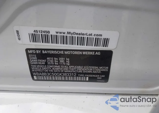 WBA8B3C50GK383312: 44053948