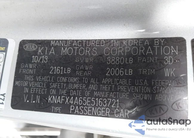 KNAFX4A65E5163721: 44053353