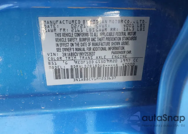 3N1AB8CV1MY253637: 44053601