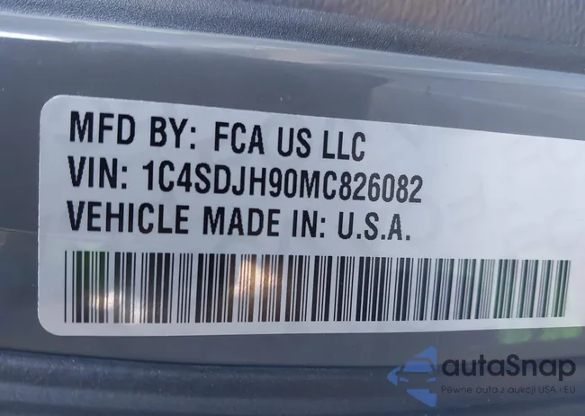 1C4SDJH90MC826082: 44054717