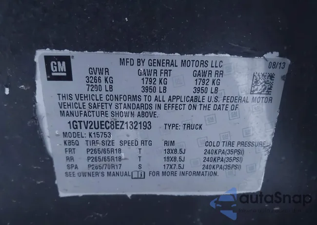 1GTV2UEC8EZ132193: 44054864