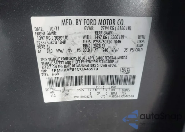 1FMHK8F81CGA46579: 44054997