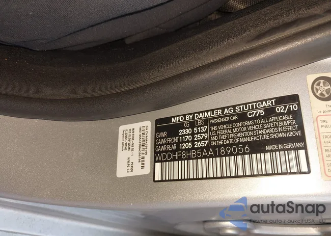 WDDHF8HB5AA189056: 44055109