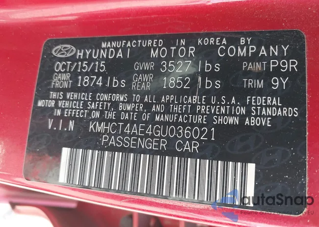 KMHCT4AE4GU036021: 44054448