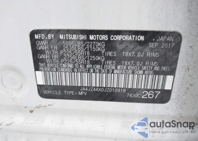 JA4JZ4AX0JZ010919: 44054592