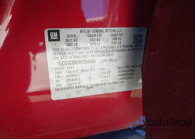 1GCGSCEN3H1269906: 44055779