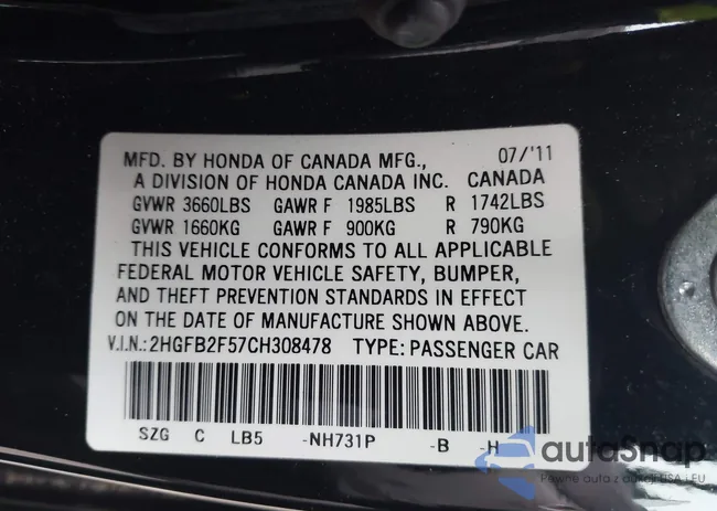 2HGFB2F57CH308478: 44055860