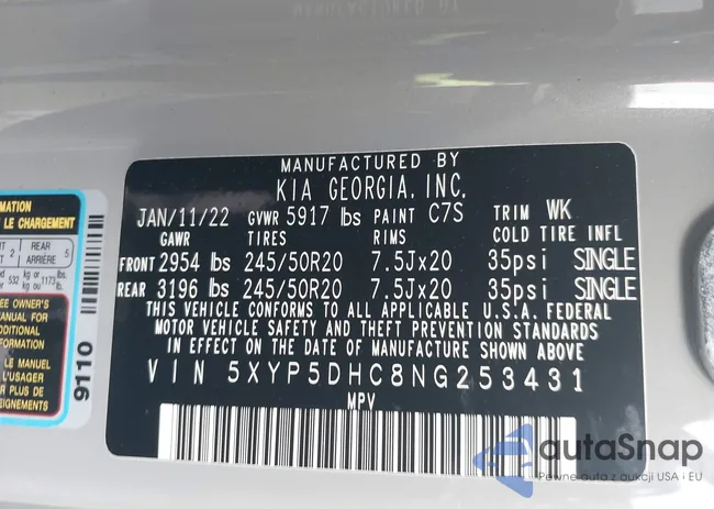 5XYP5DHC8NG253431: 44055286