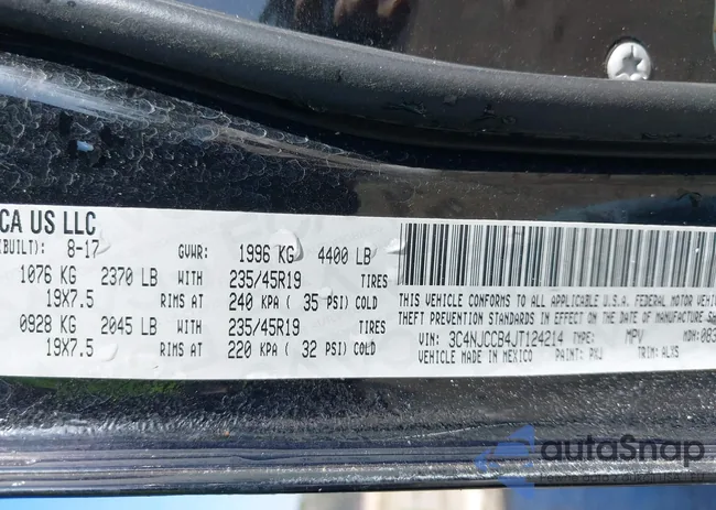 3C4NJCCB4JT124214: 44055340