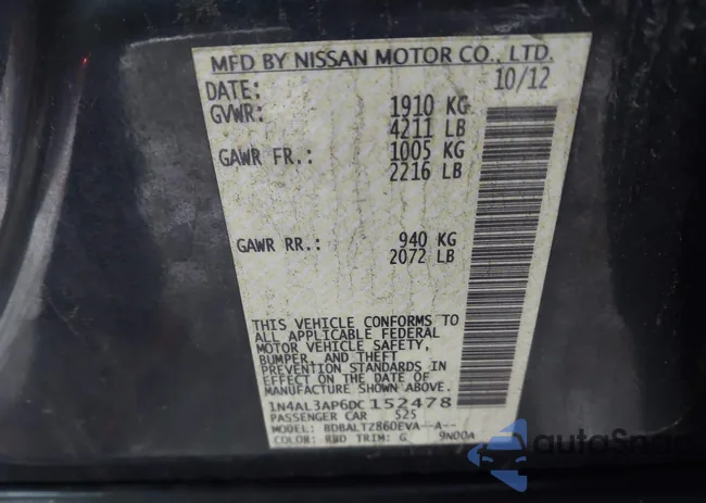 1N4AL3AP6DC152478: 44055372