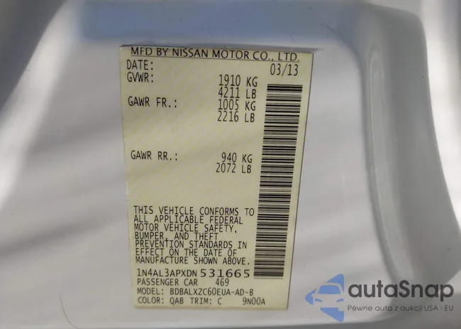 1N4AL3APXDN531665: 44055467