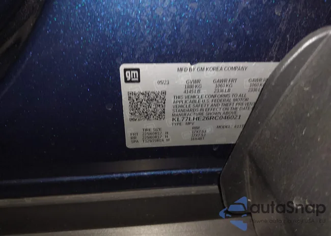 KL77LHE26RC046021: 44056704