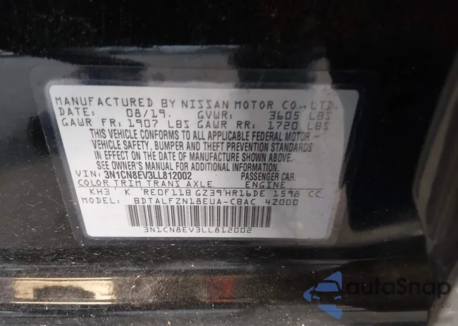 3N1CN8EV3LL812002: 44056890