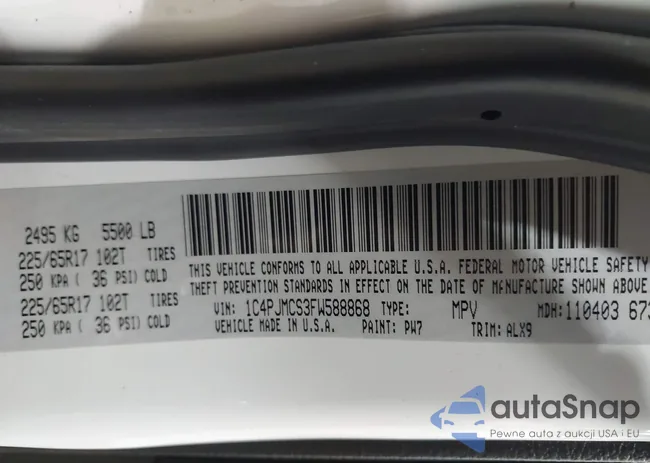 1C4PJMCS3FW588868: 44057201