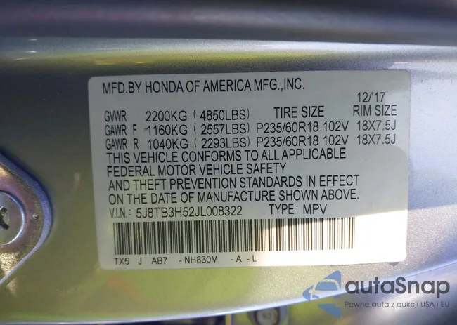 5J8TB3H52JL008322: 44057211