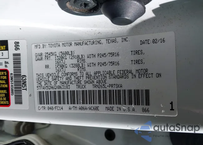 5TFAX5GN6GX063183: 44056227