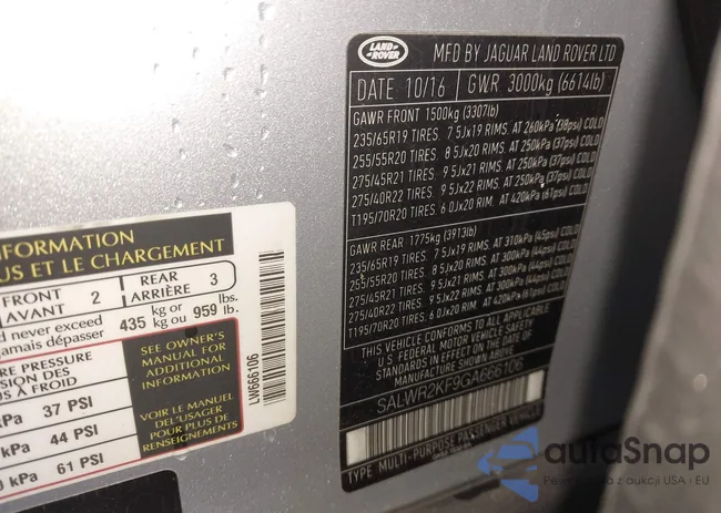 SALWR2KF9GA666106: 44056232